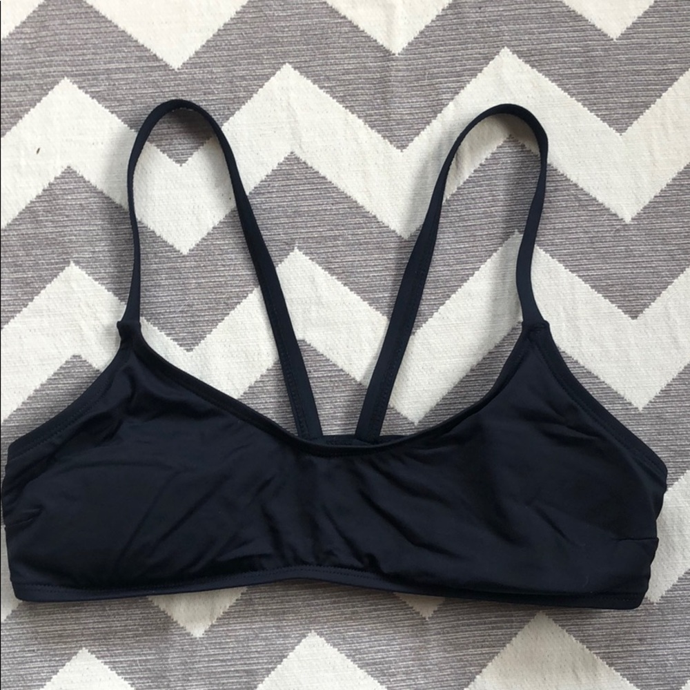 Black L*Space bikini top- size large
